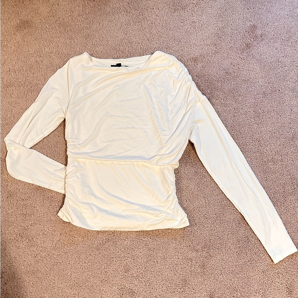 Banana Republic Shirred Waist Top